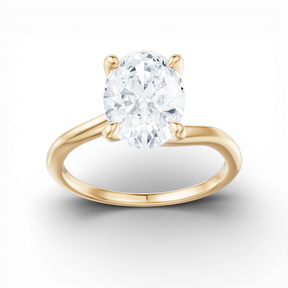 14kt yellow gold/18kt yellow gold/oval/measurements