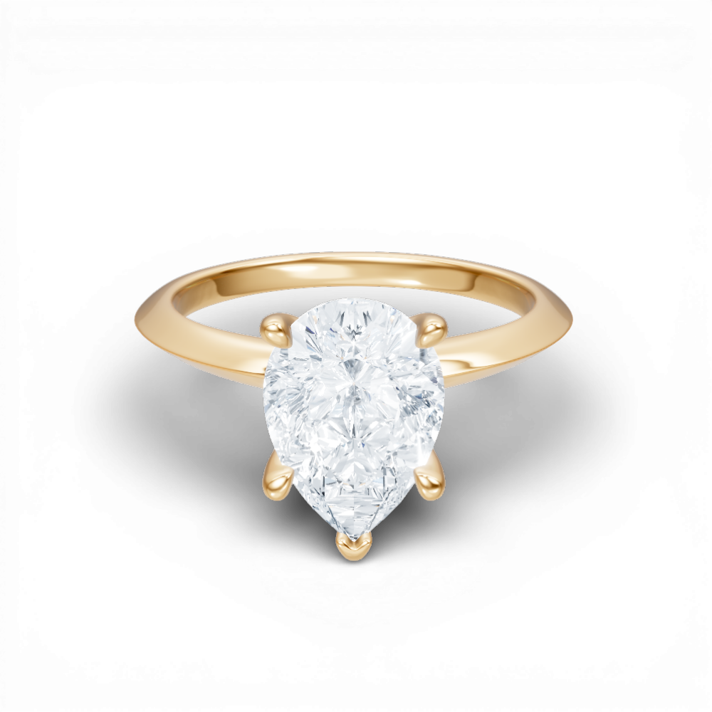 14kt yellow gold/18kt yellow gold/pear/top