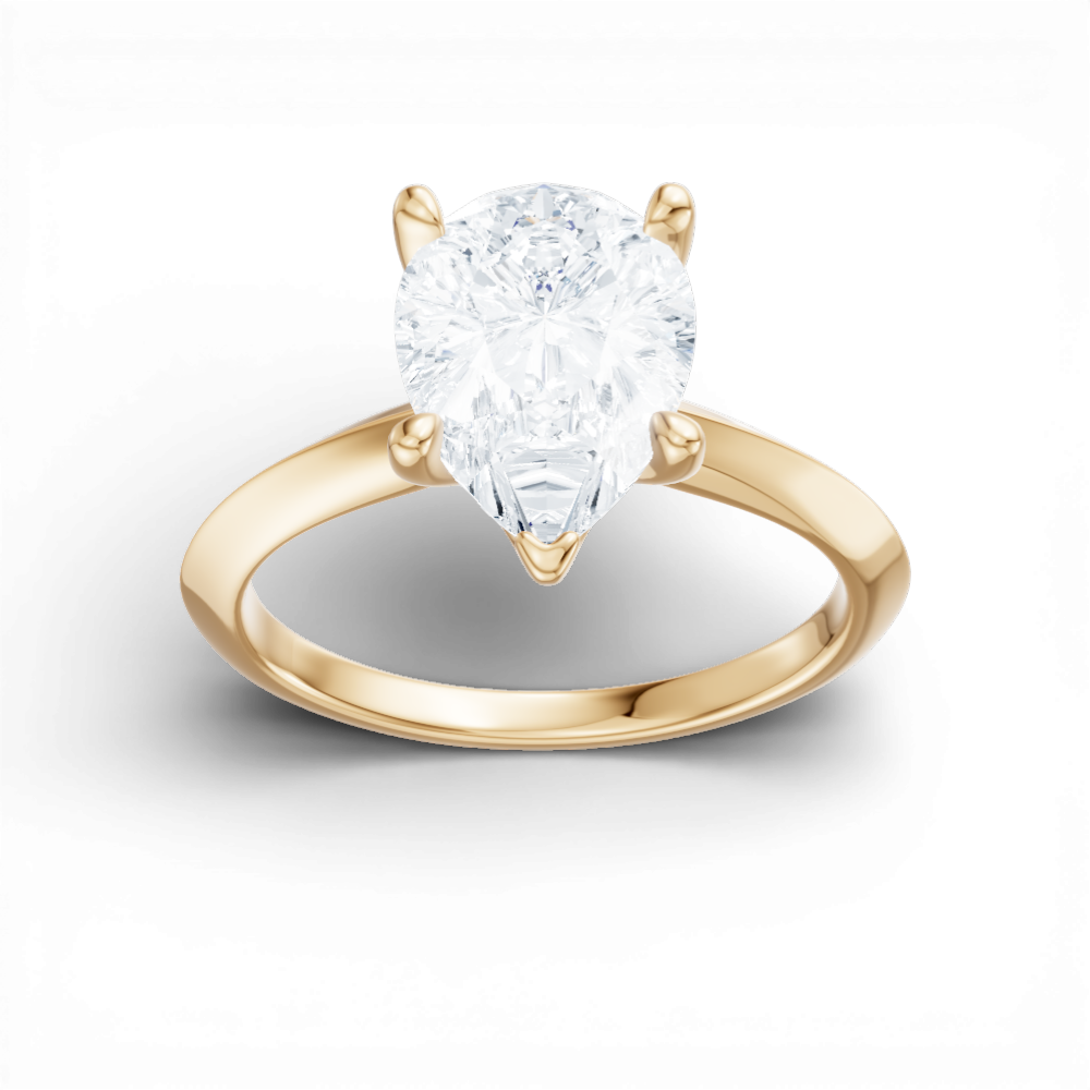 14kt yellow gold/18kt yellow gold/pear/measurements