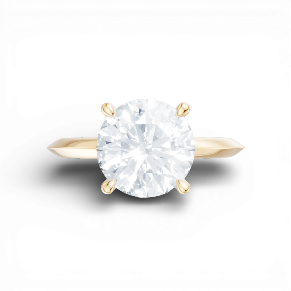 14kt yellow gold/18kt yellow gold/round/model