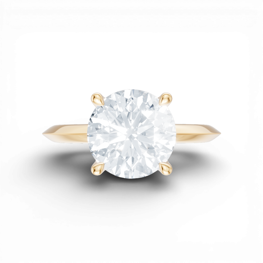 14kt yellow gold/18kt yellow gold/round/model