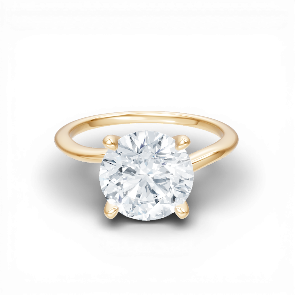 14kt yellow gold/18kt yellow gold/round/top