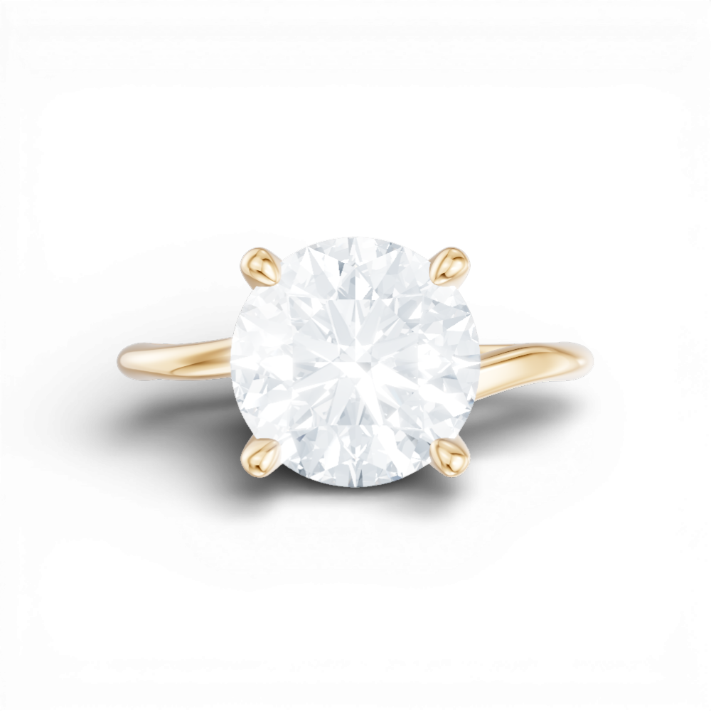 14kt yellow gold/18kt yellow gold/round/model