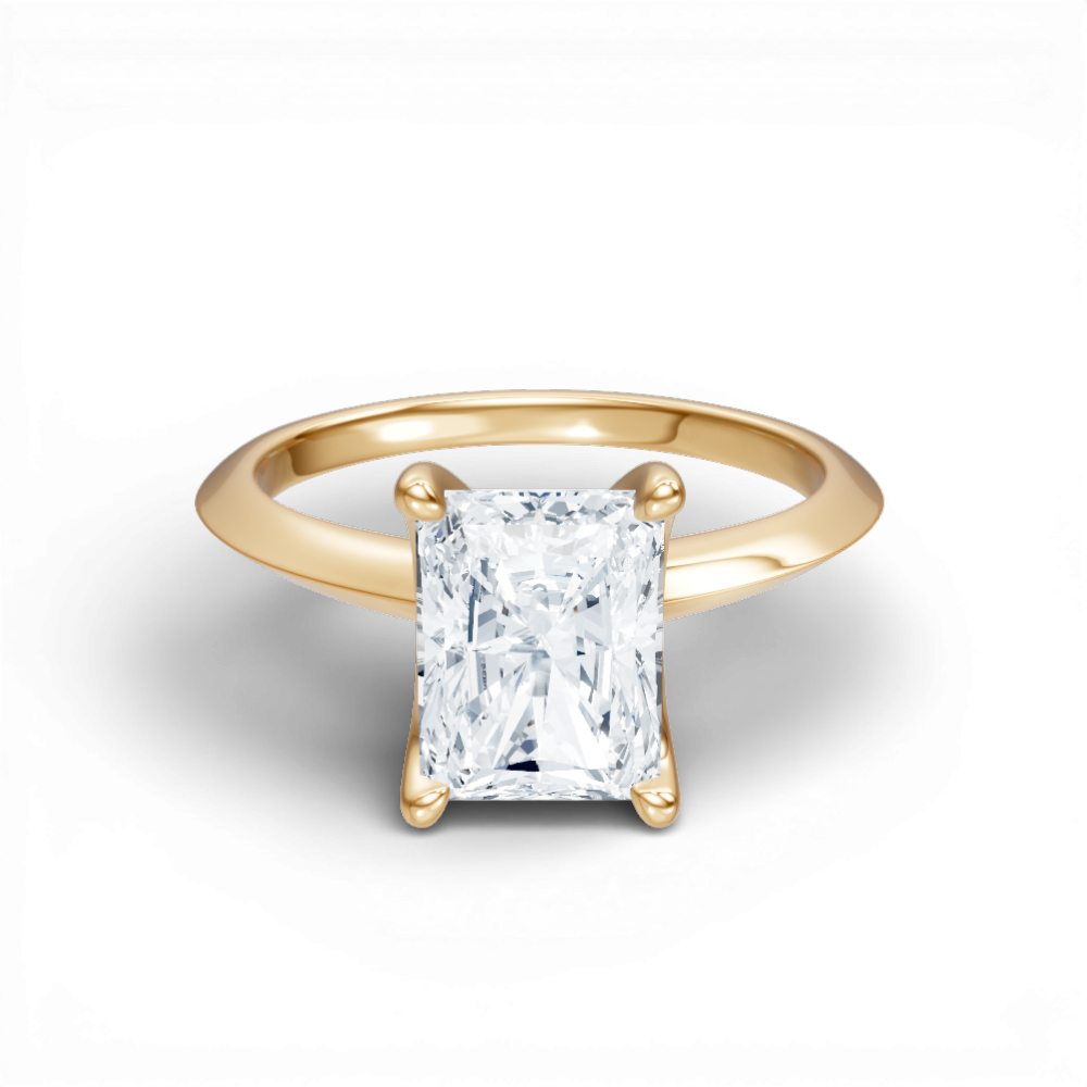 14kt yellow gold/18kt yellow gold/radiant/top