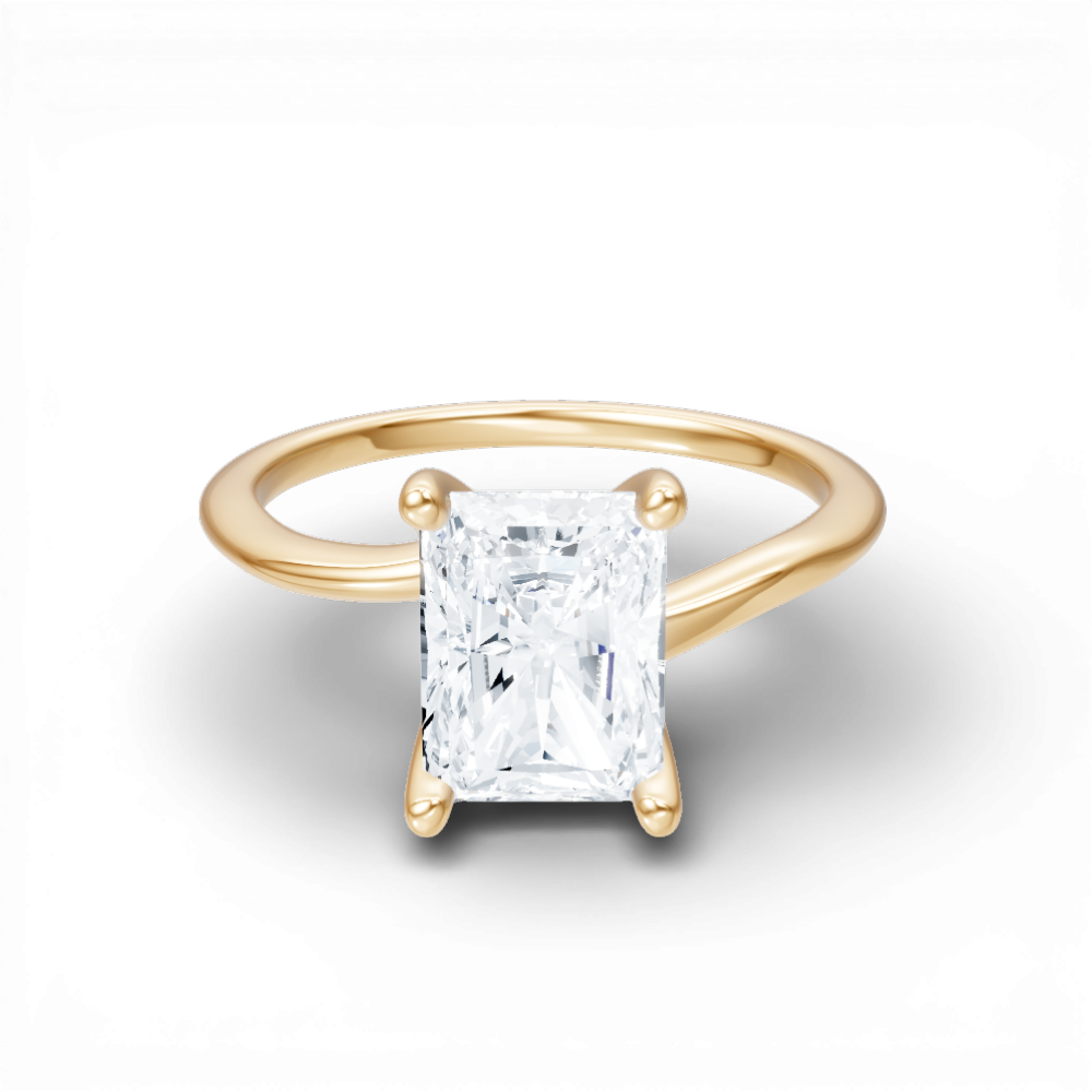 14kt yellow gold/18kt yellow gold/radiant/top