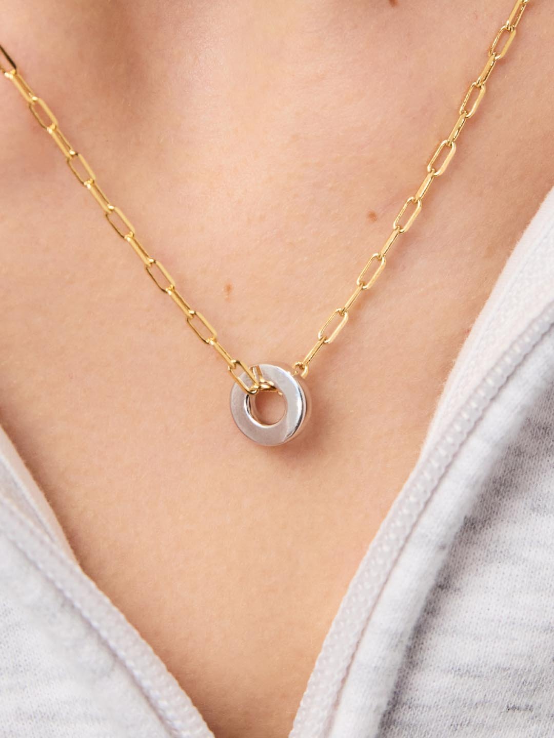 14kt yellow gold plated/front