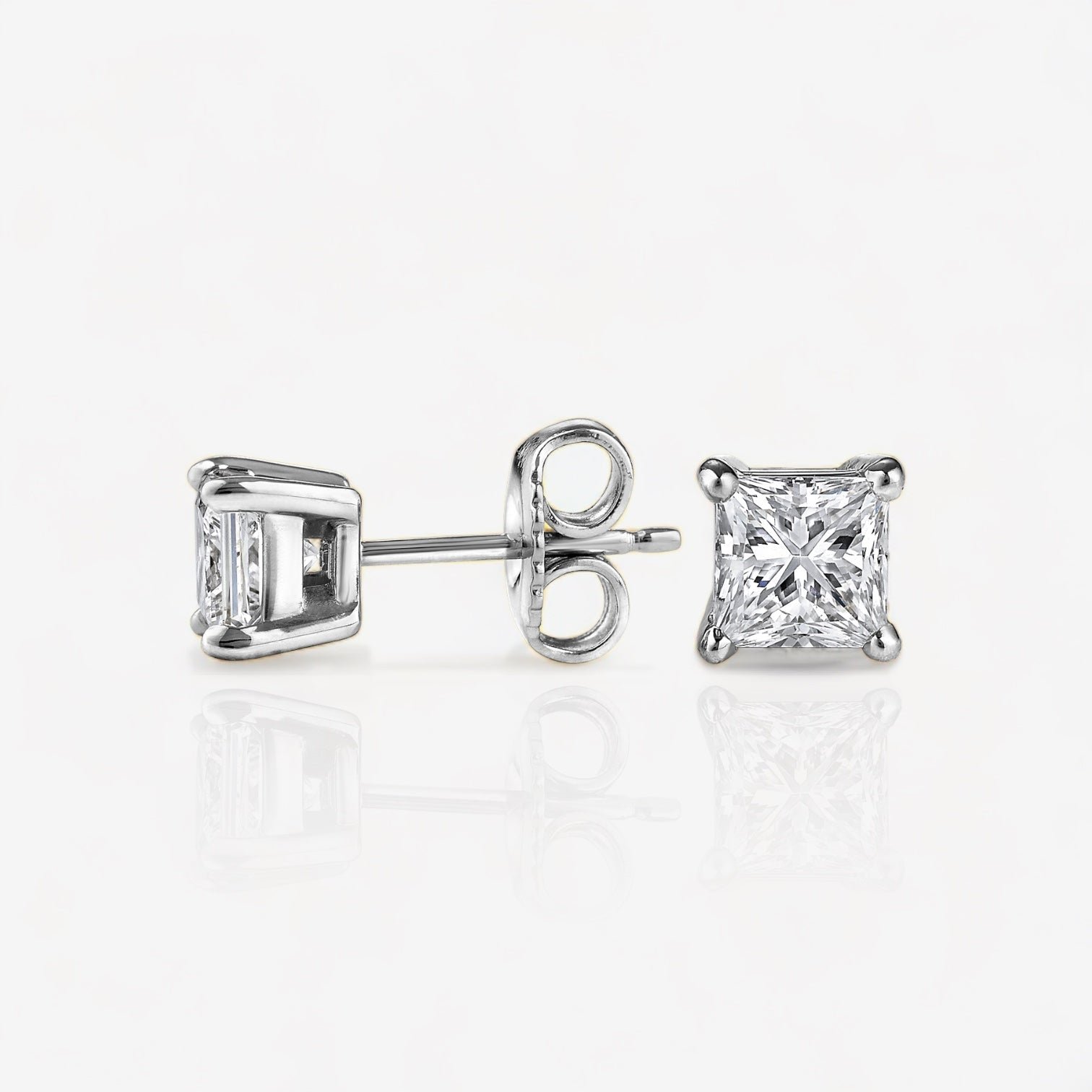 14kt white gold/18kt white gold/platinum/0.25/0.33/0.50/0.75/1.00/1.50/push-back/side