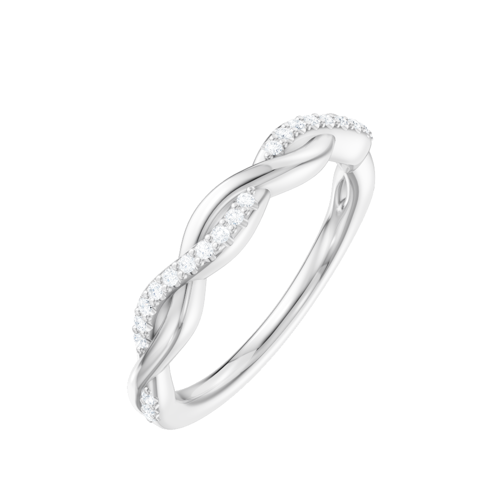 14kt white gold/18kt white gold/platinum/side