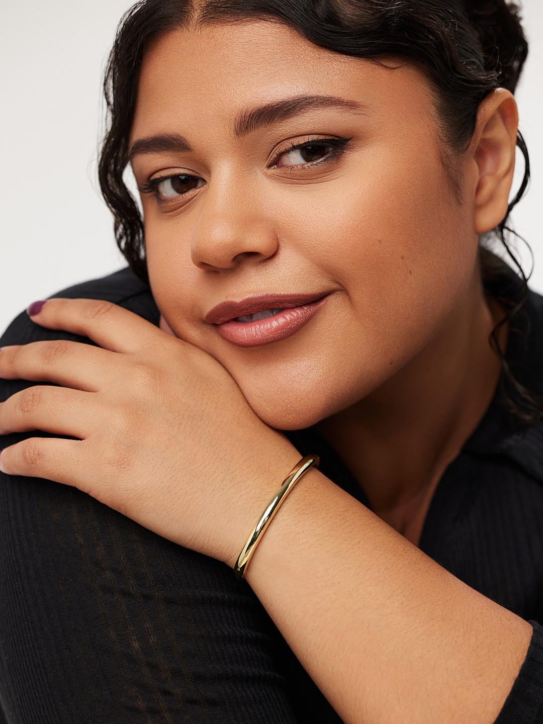 14kt yellow gold plated/perspective