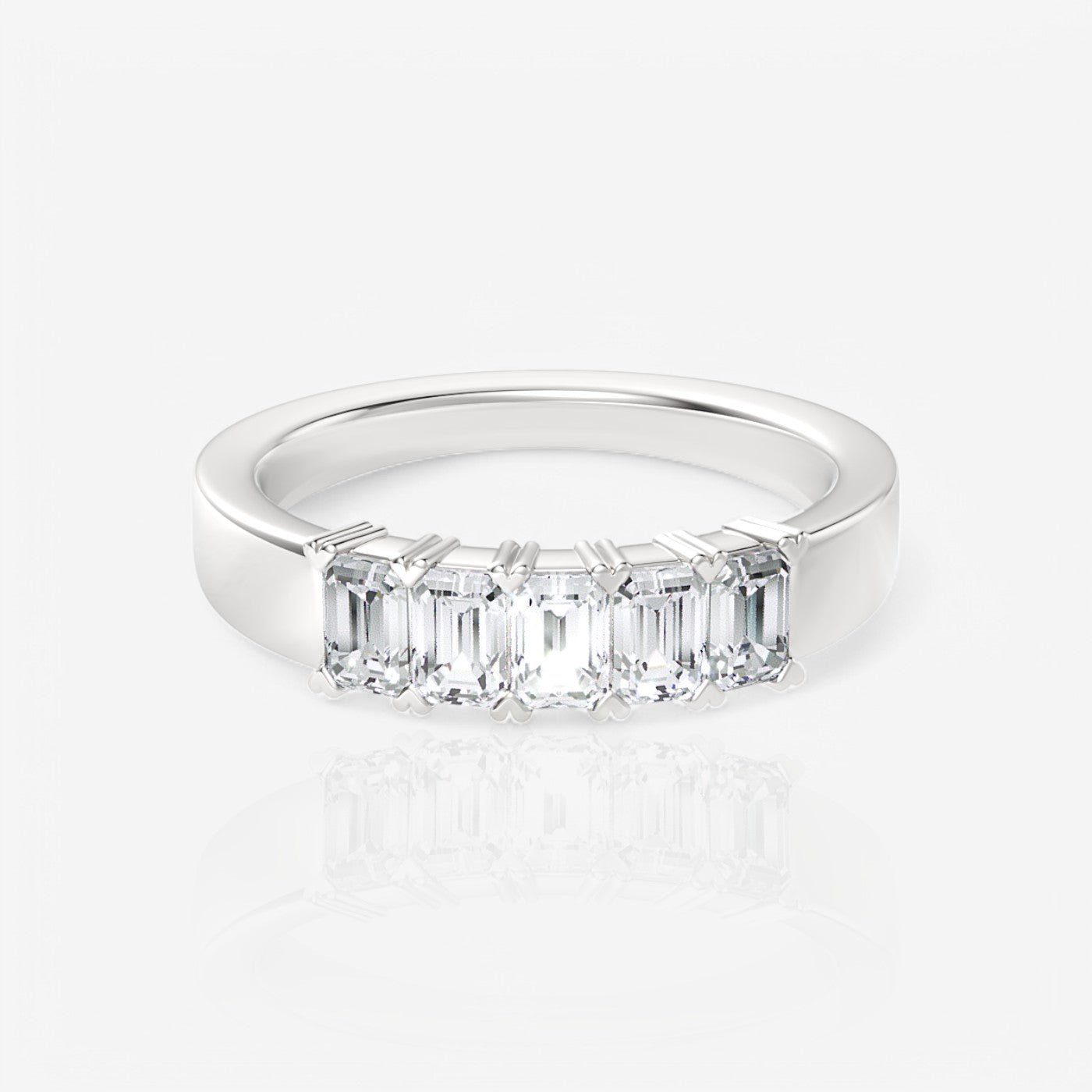 14kt white gold/18kt white gold/platinum/0.50/top