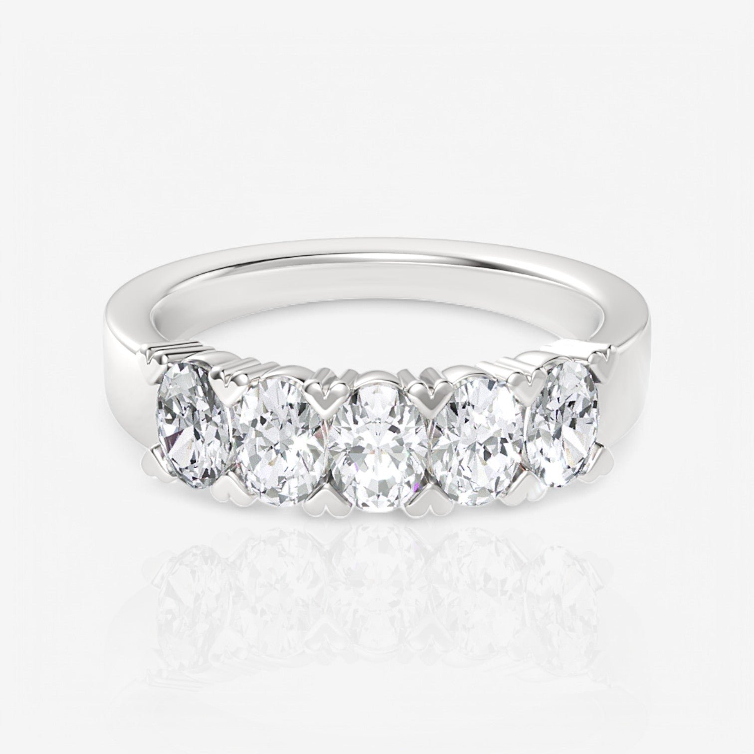 14kt white gold/18kt white gold/platinum/0.50/top