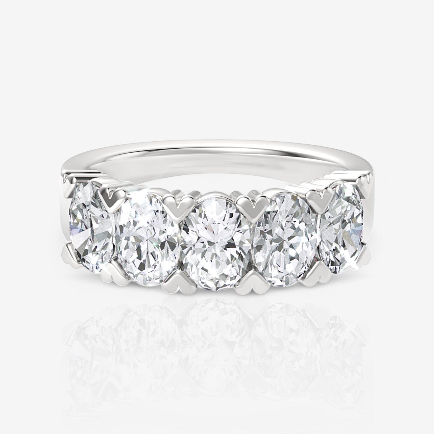 14kt white gold/18kt white gold/platinum/1.50/top