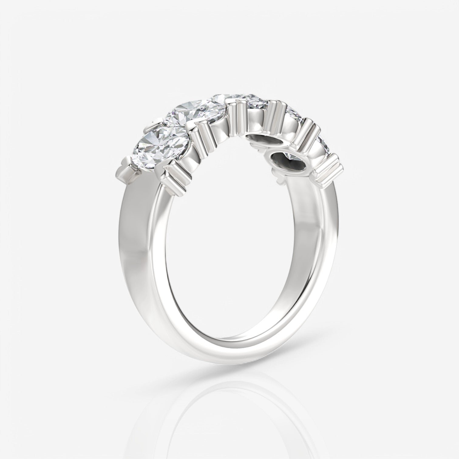 14kt white gold/18kt white gold/platinum/1.50/side