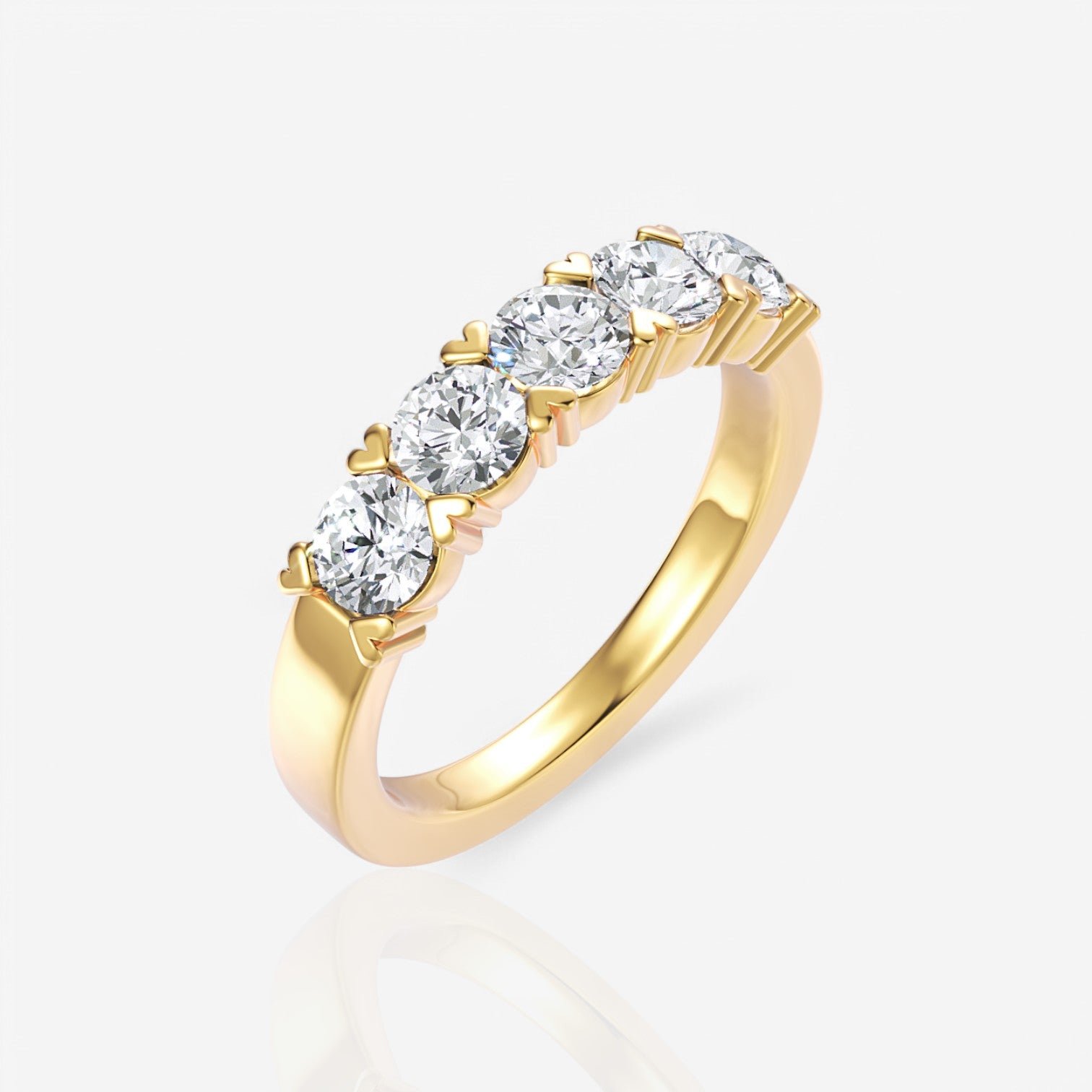 18kt yellow gold/0.50/front