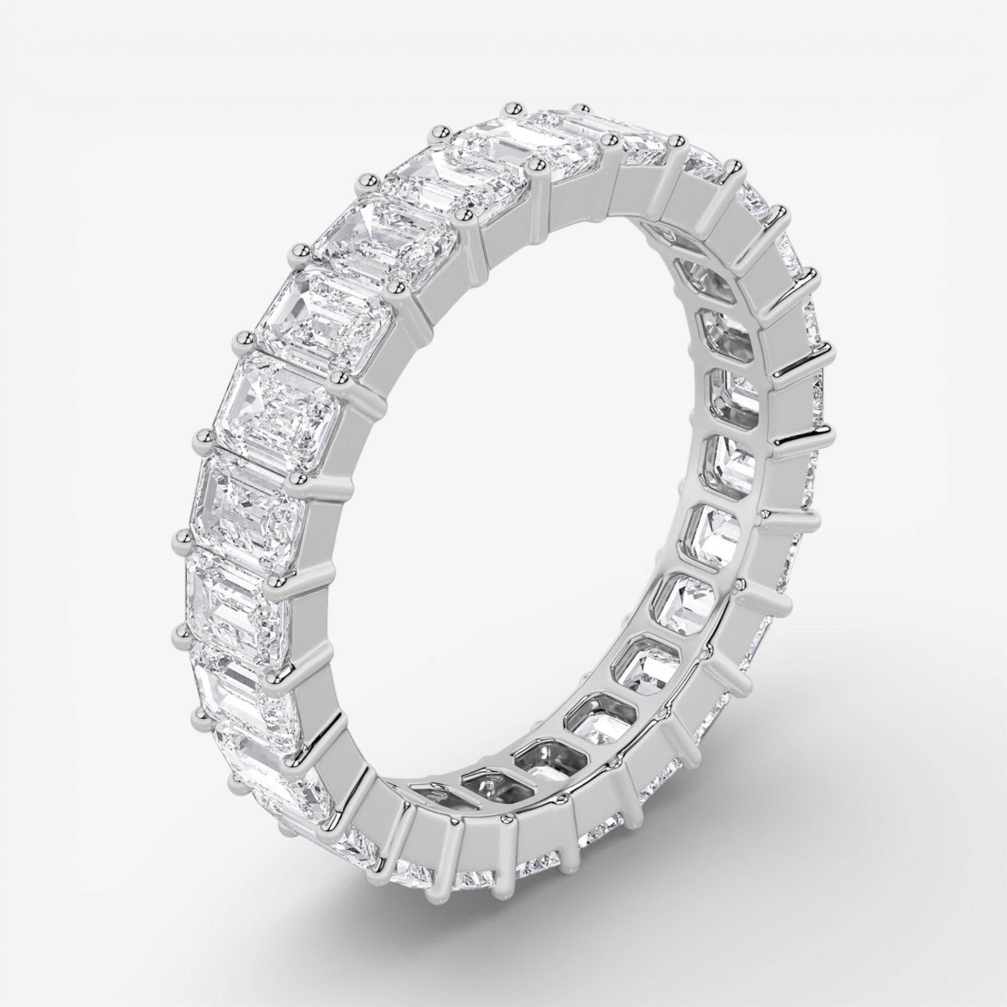 14kt white gold/2.50/5/6/7/8/9/front