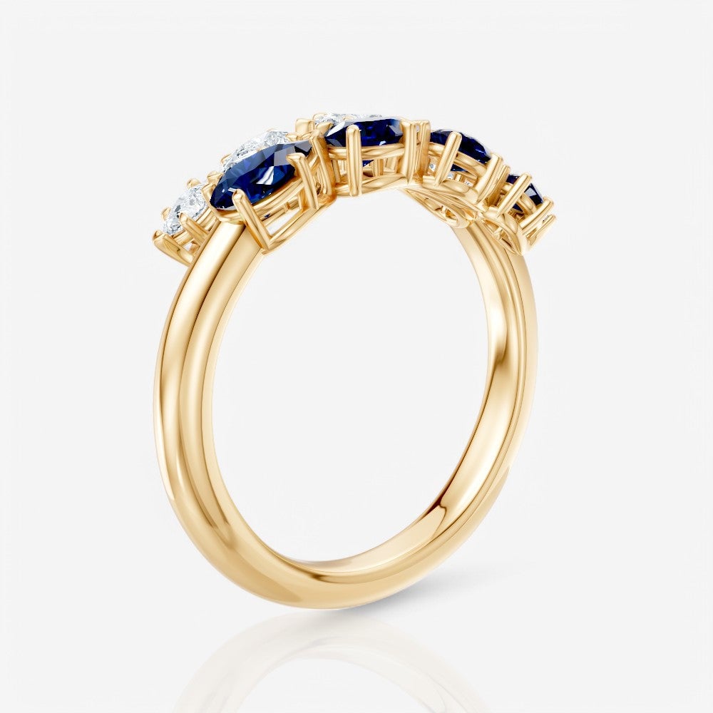 18kt yellow gold/1.00/side