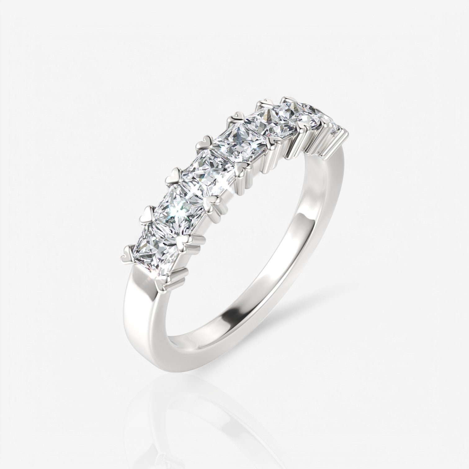 14kt white gold/18kt white gold/platinum/0.50/front