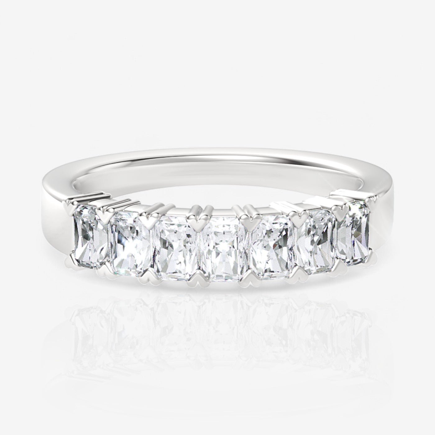 14kt white gold/18kt white gold/platinum/0.50/top