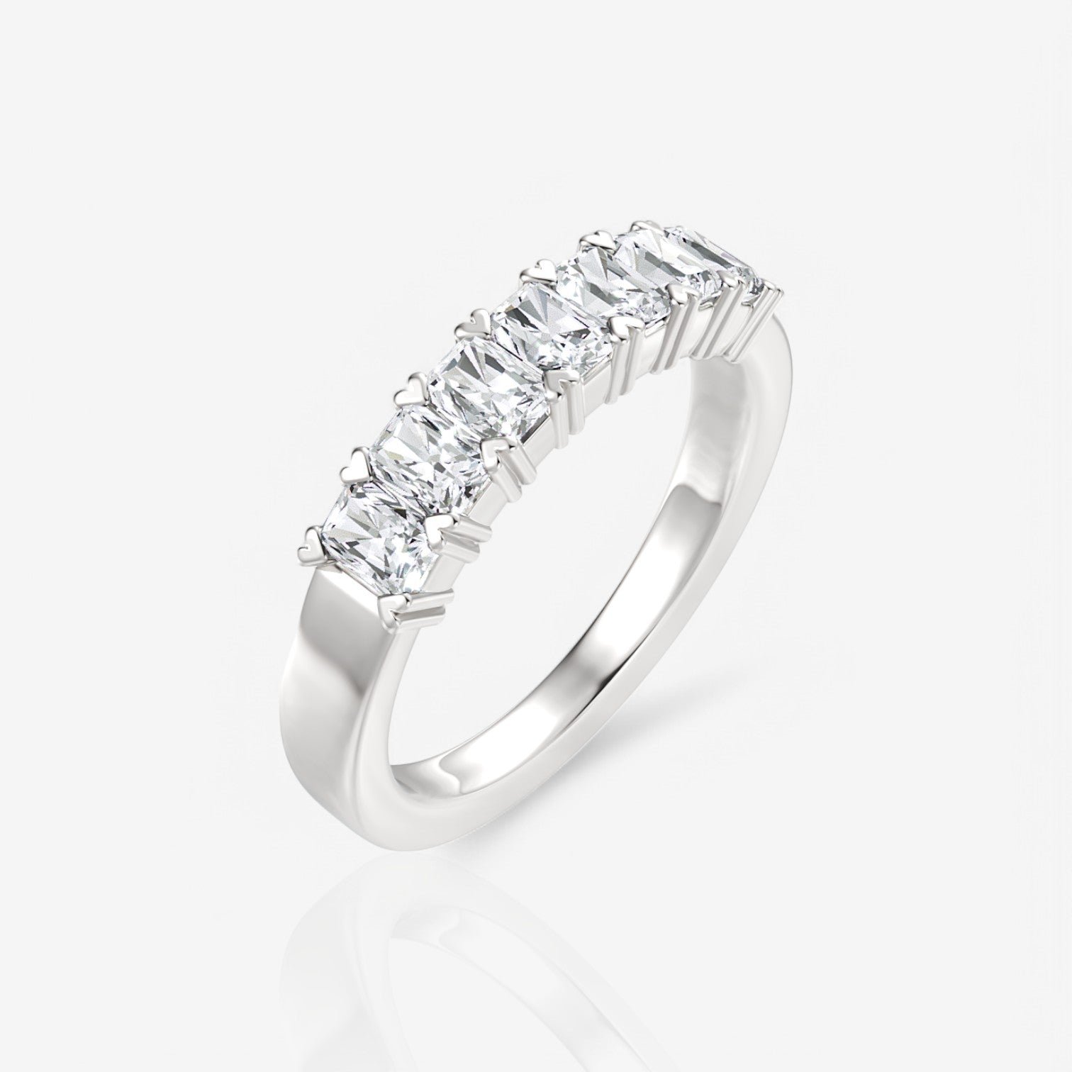 14kt white gold/18kt white gold/platinum/0.50/front
