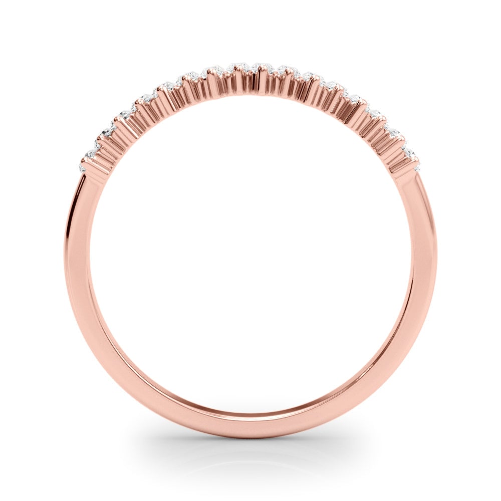 18kt rose gold/front