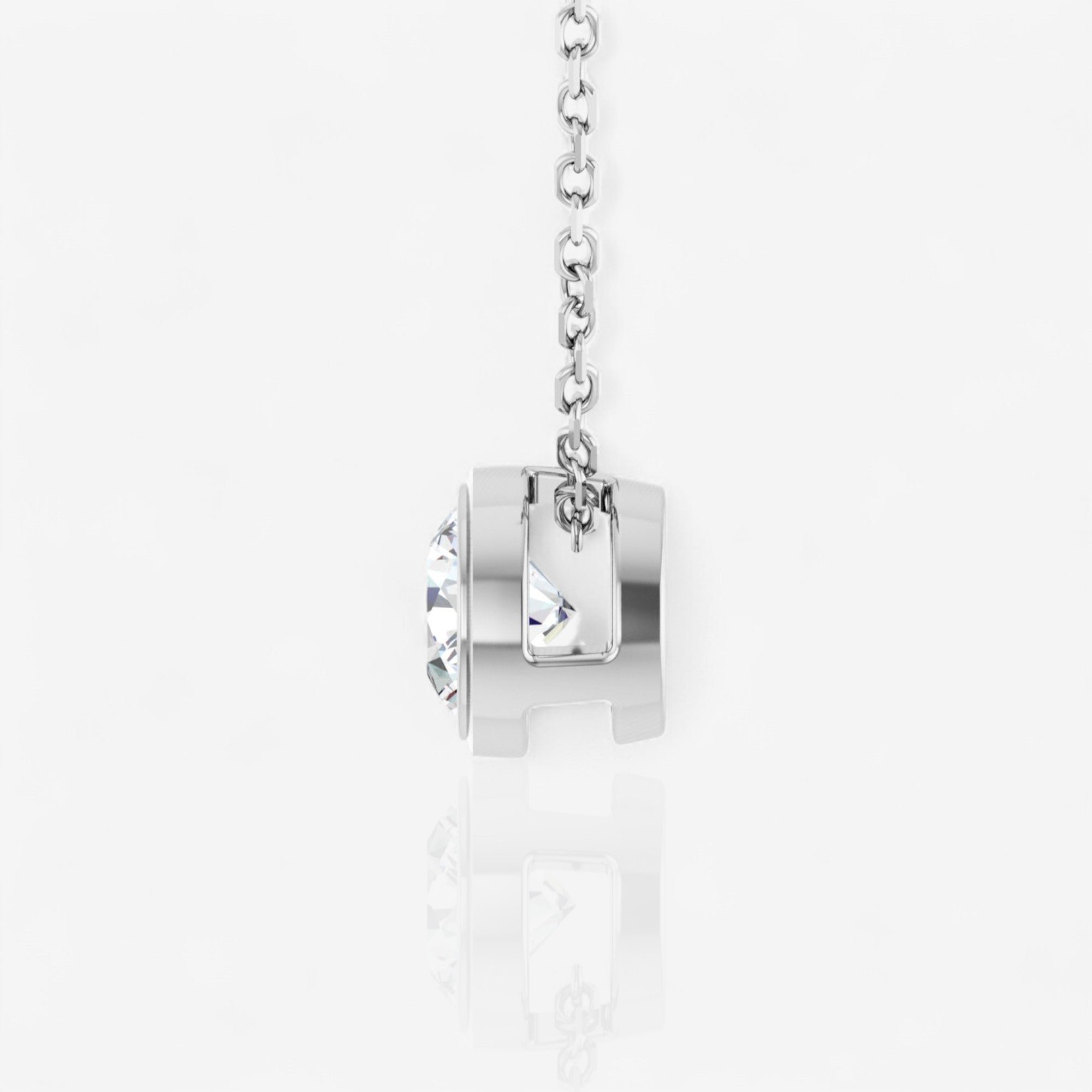 14kt white gold/18kt white gold/platinum/side