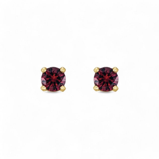 14kt yellow gold/January - Garnet/top