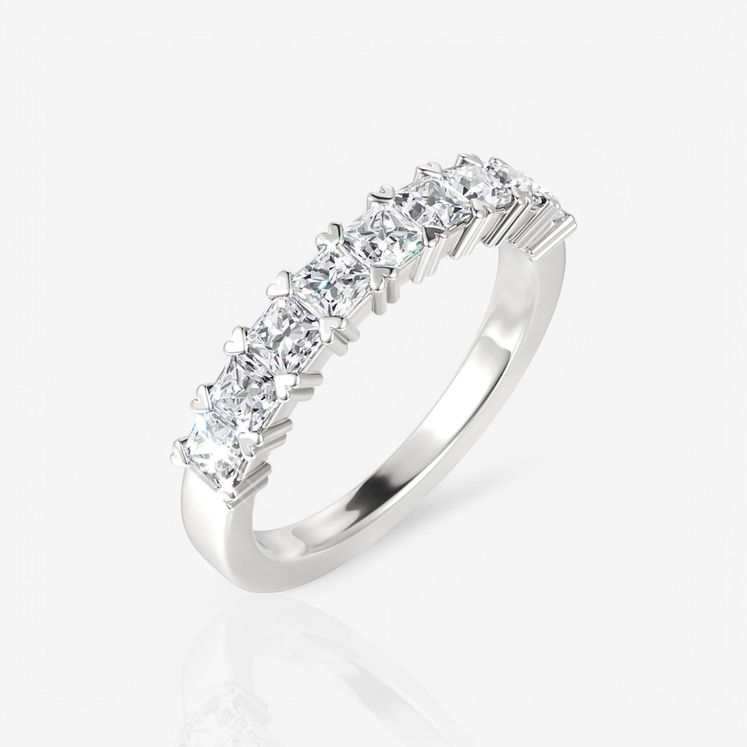 14kt white gold/18kt white gold/platinum/1.00/front