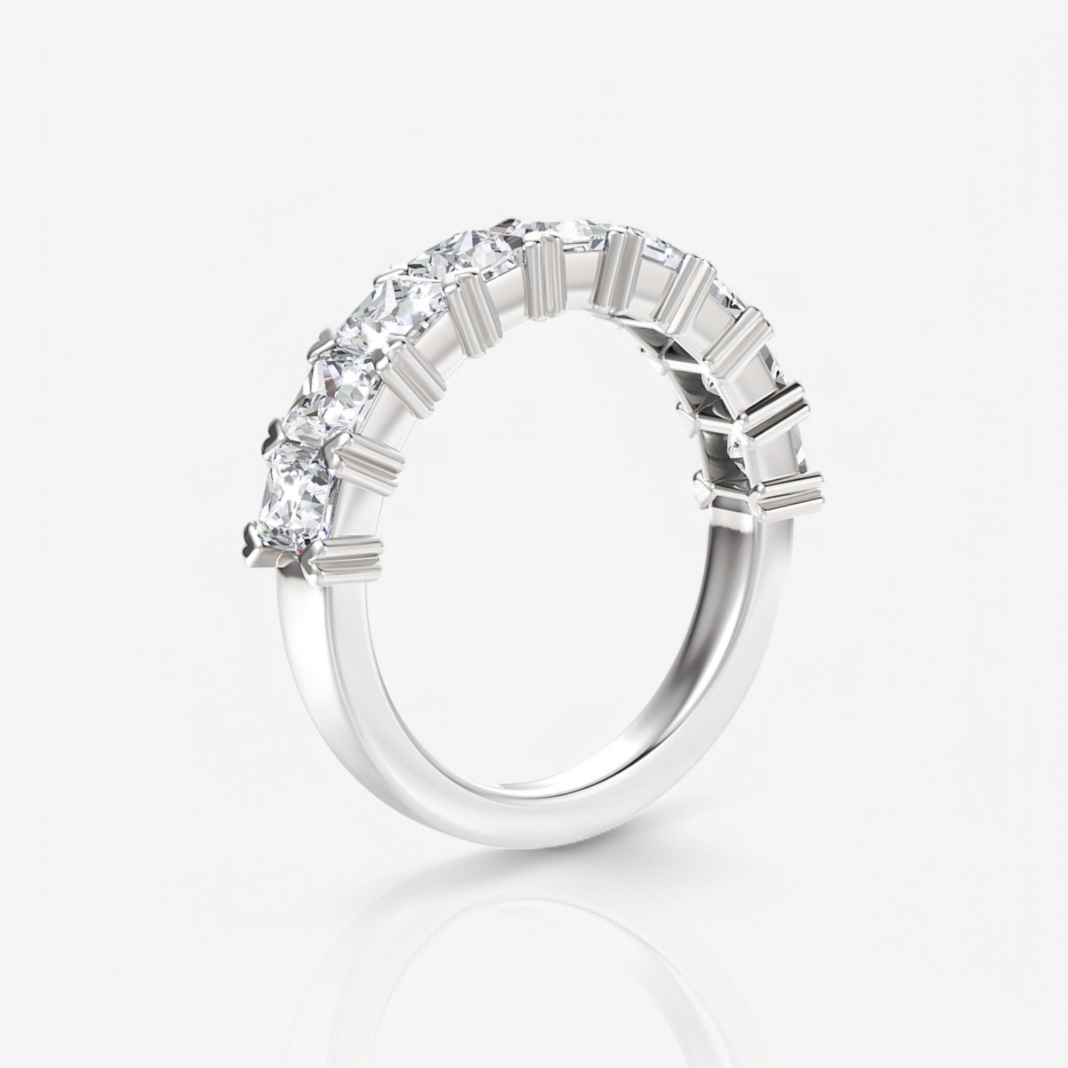 14kt white gold/18kt white gold/platinum/1.50/side