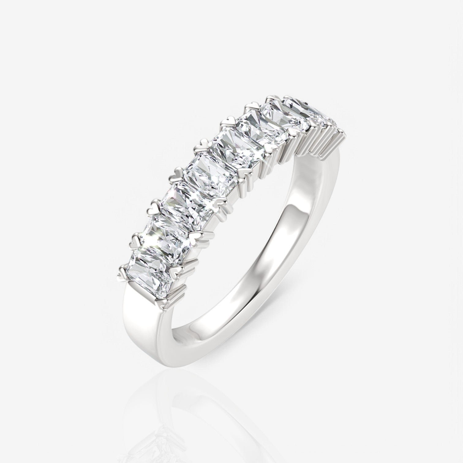 14kt white gold/18kt white gold/platinum/0.50/front