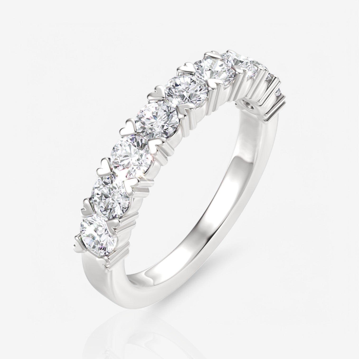 14kt white gold/18kt white gold/platinum/0.75/front