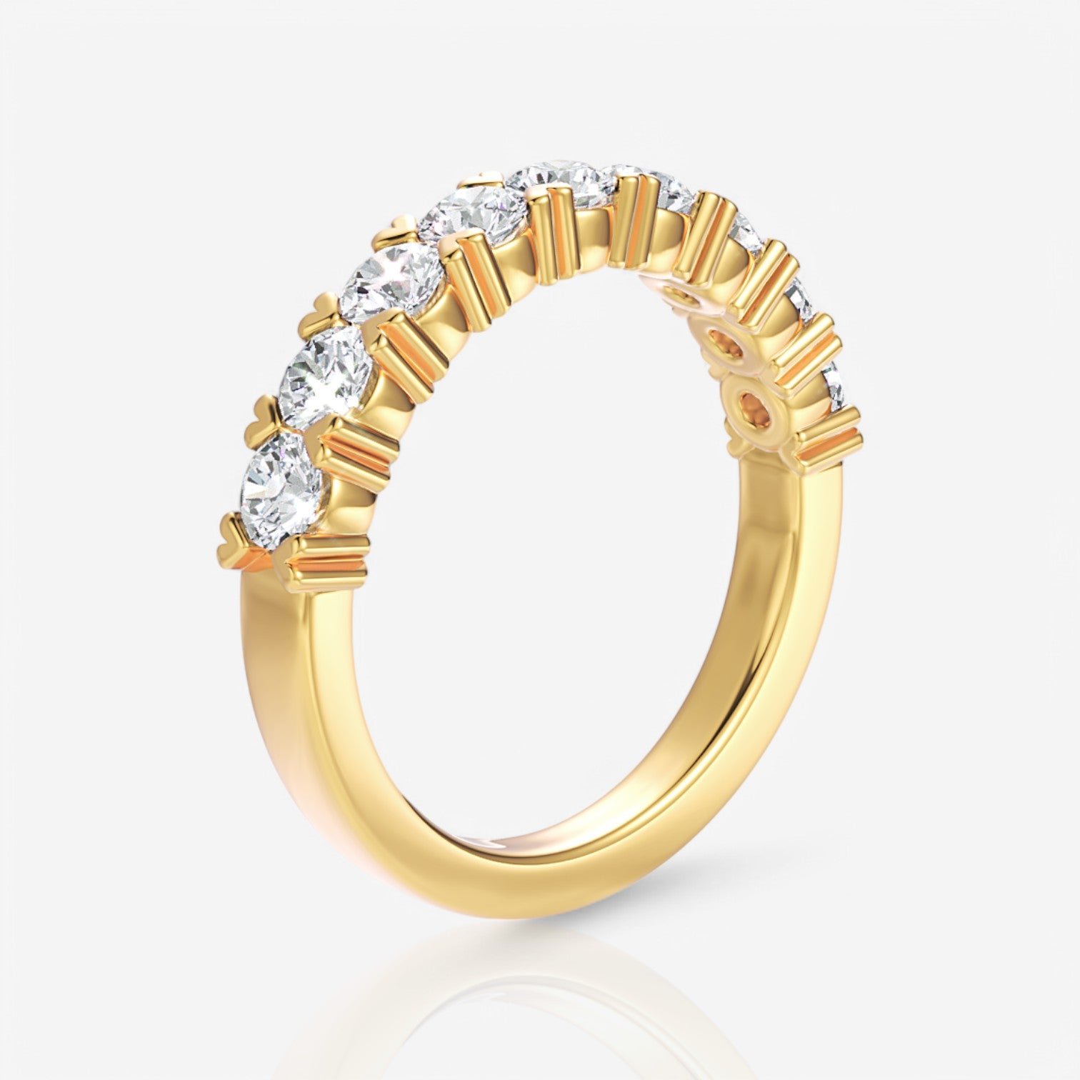 18kt yellow gold/0.75/side