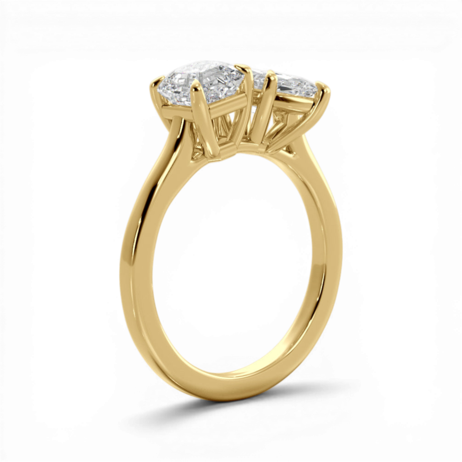 14kt yellow gold/18kt yellow gold/front
