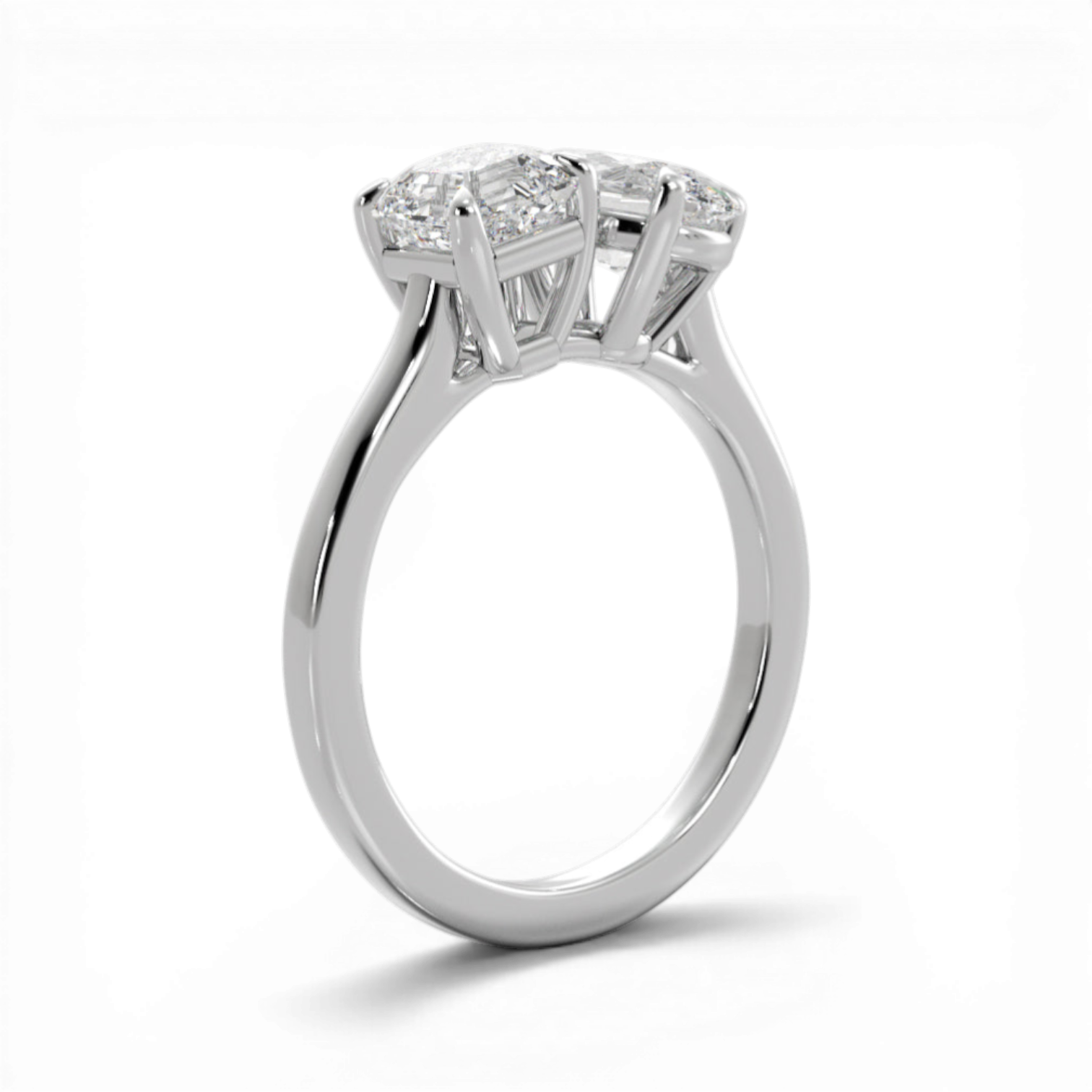 14kt white gold/18kt white gold/front