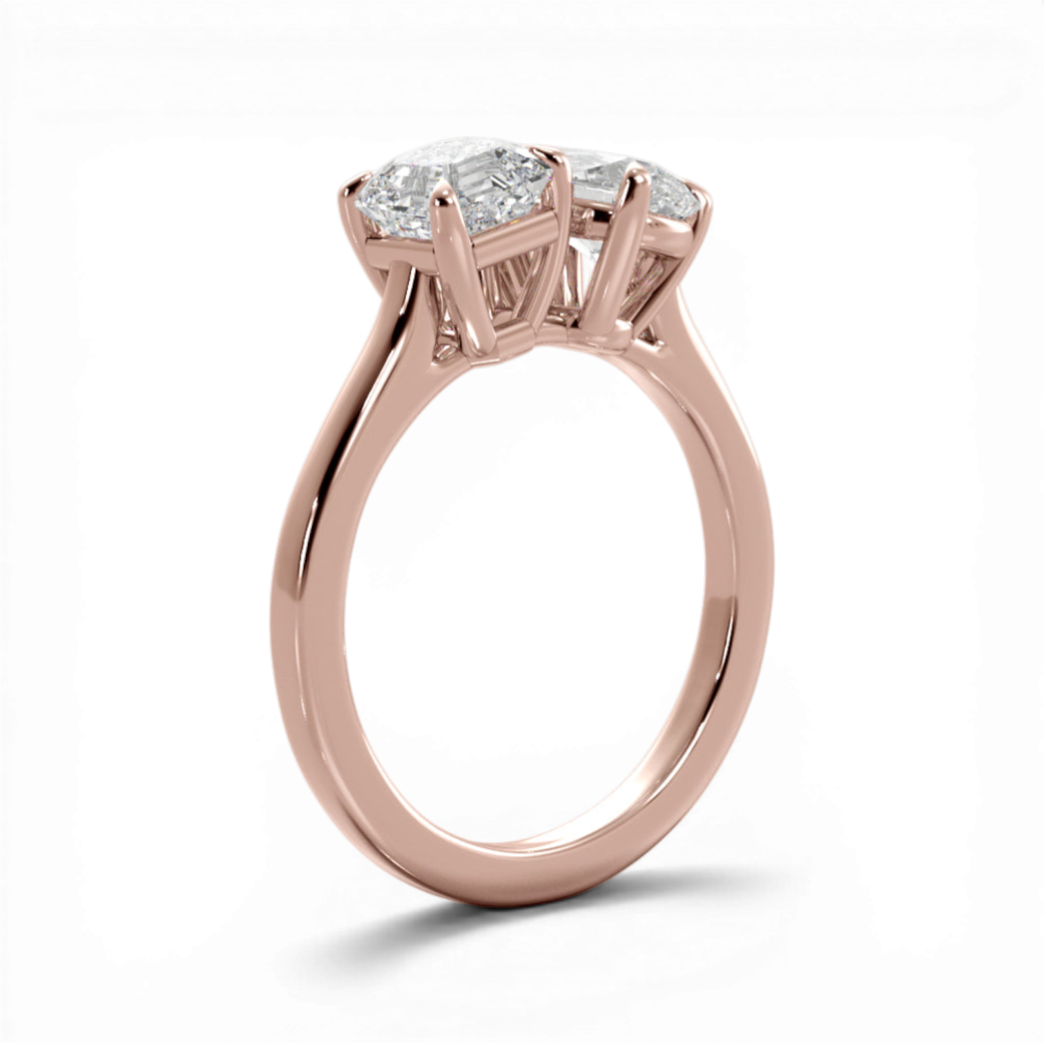 18kt rose gold/front