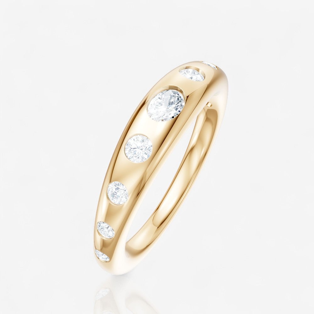 14kt yellow gold/side