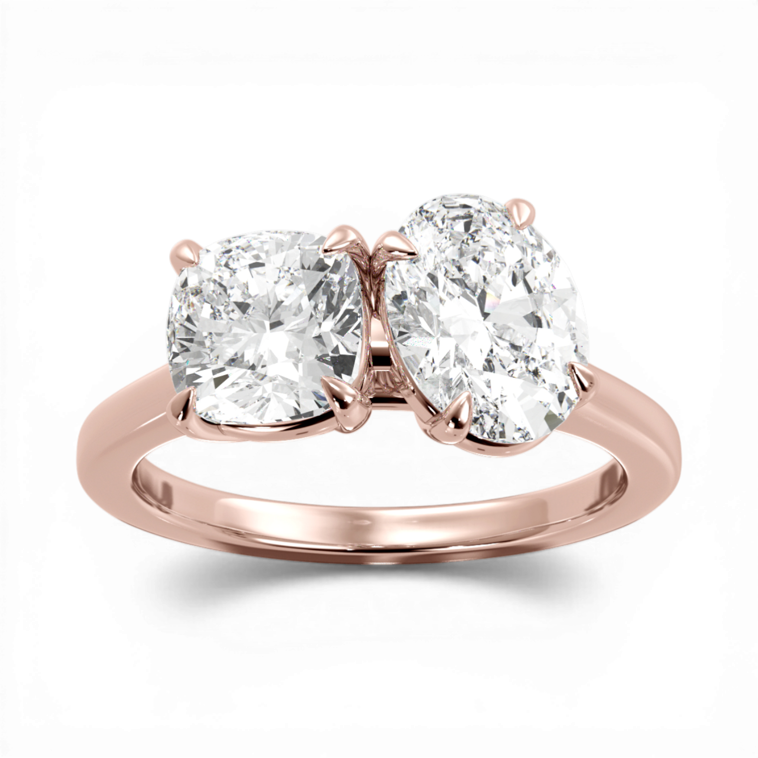 18kt rose gold/side