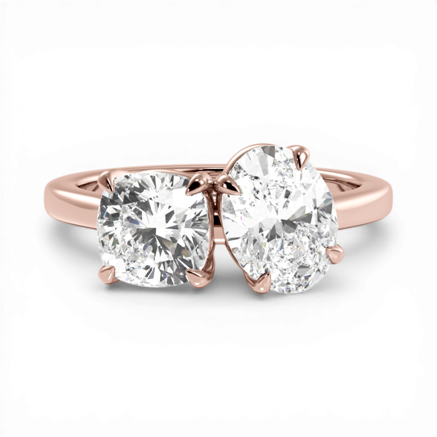 18kt rose gold/top
