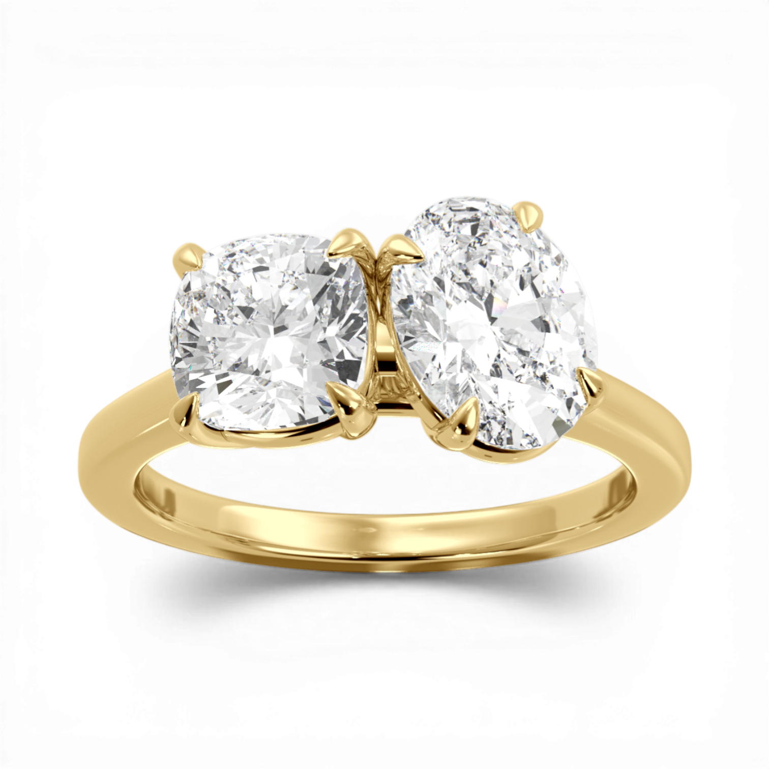 14kt yellow gold/18kt yellow gold/side