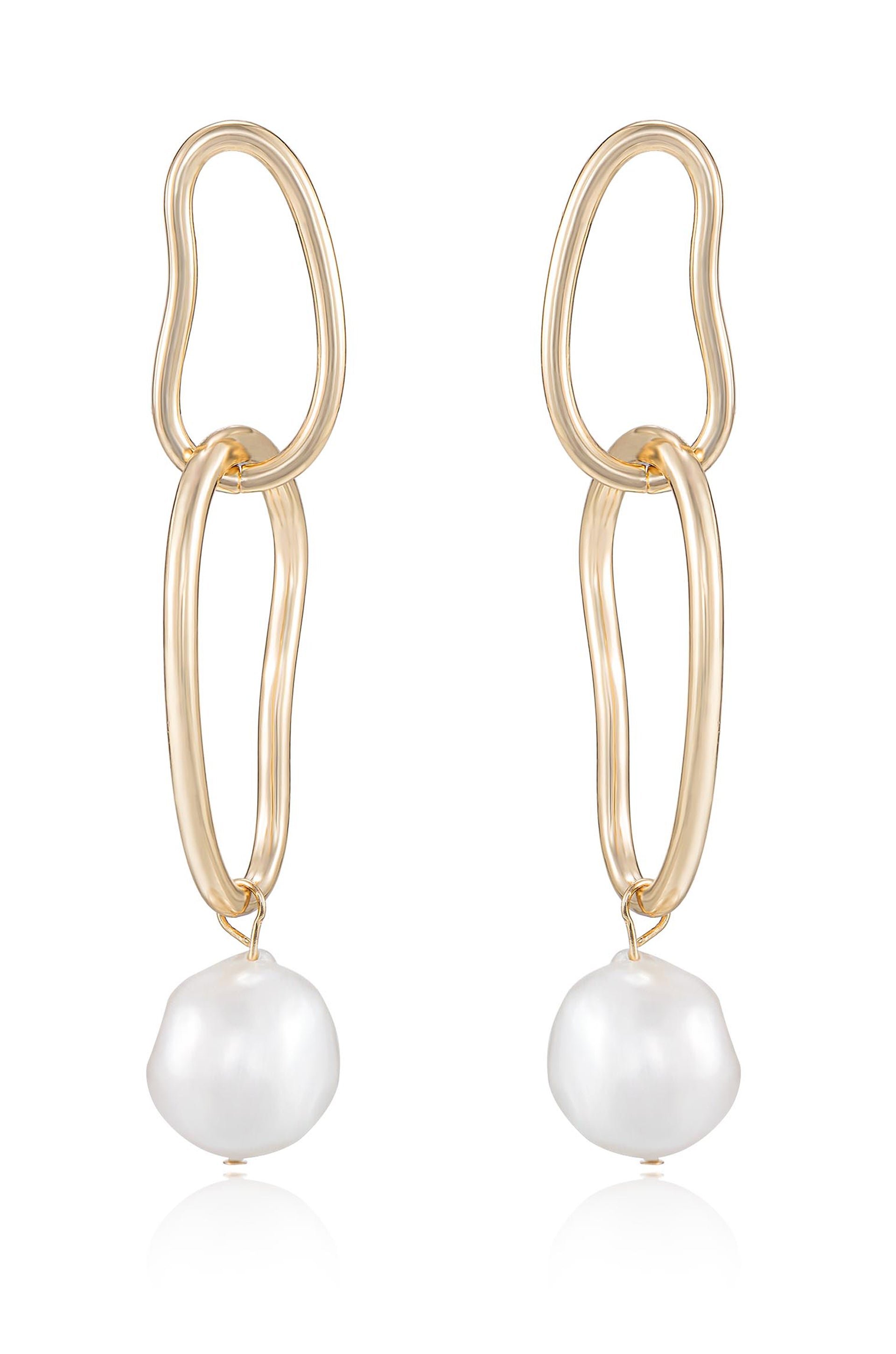 18kt gold plated/front