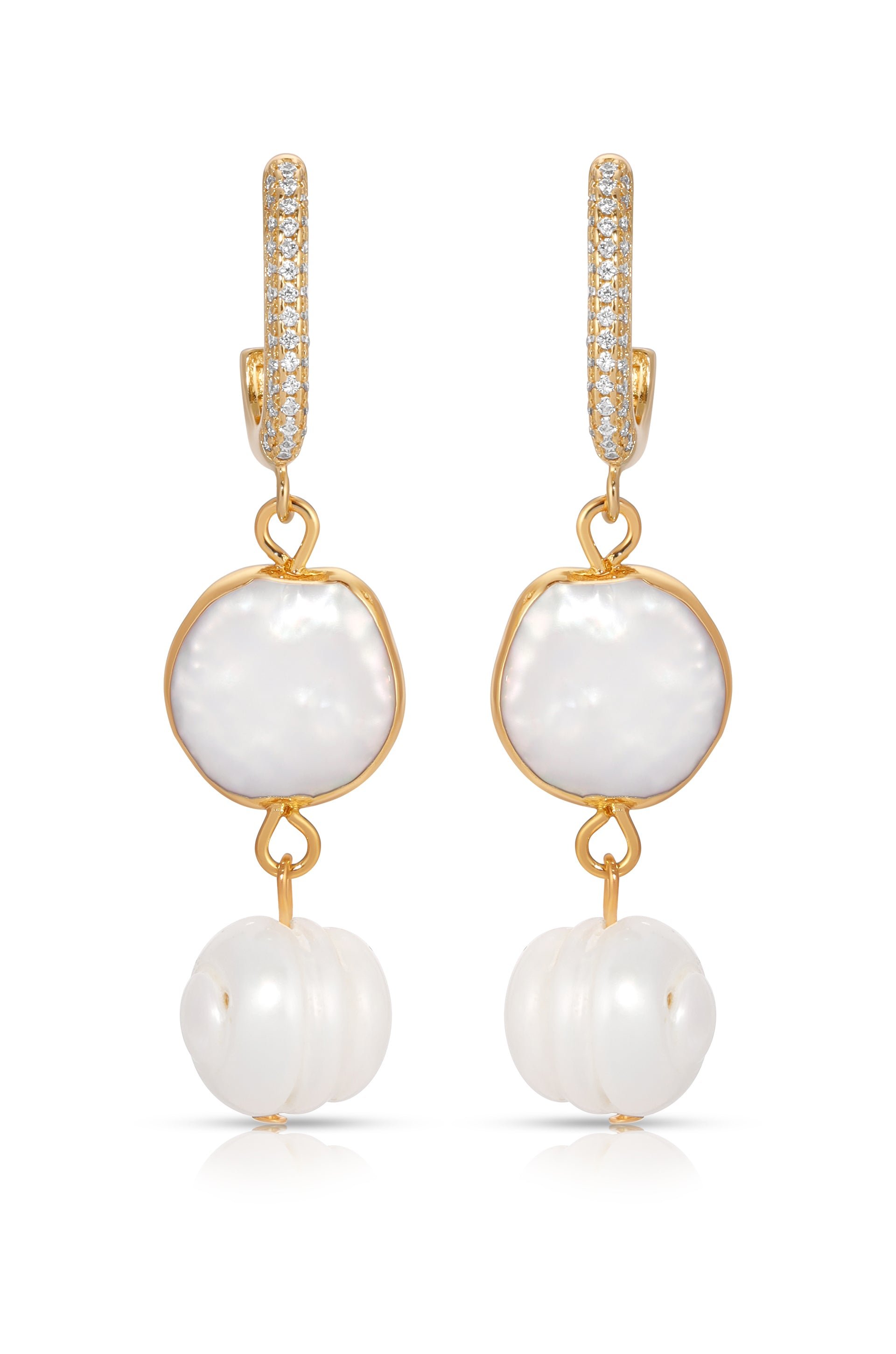 18kt gold plated/top