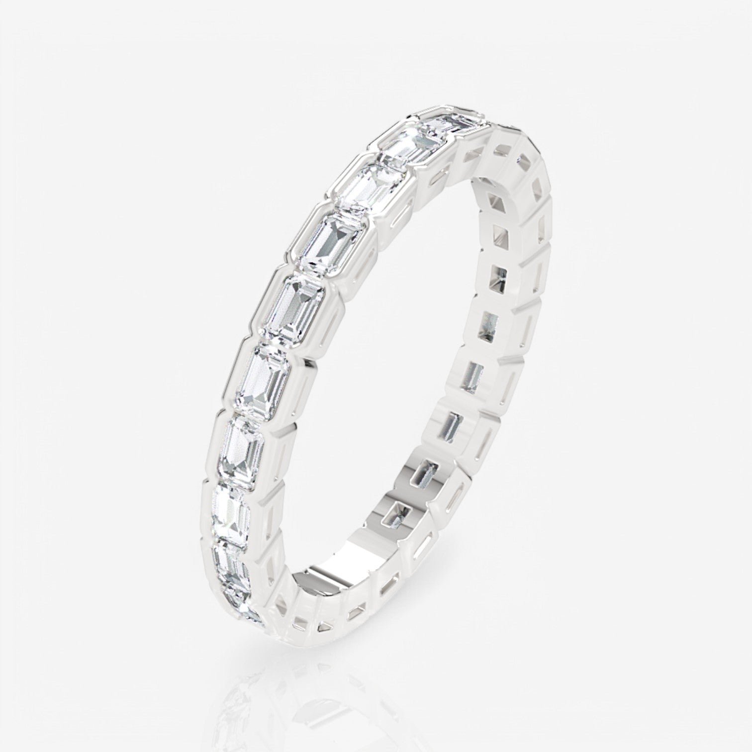14kt white gold/18kt white gold/platinum/1.00/3/3.5/4/4.5/5/5.5/6/6.5/7/7.5/8/8.5/9/front