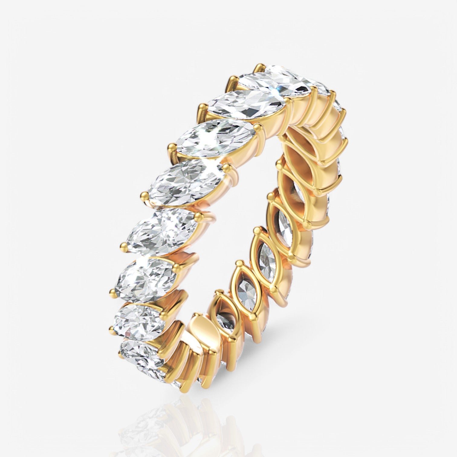 18kt yellow gold/3.00/3/3.5/4/4.5/5/5.5/6/6.5/7/7.5/8/8.5/9/front