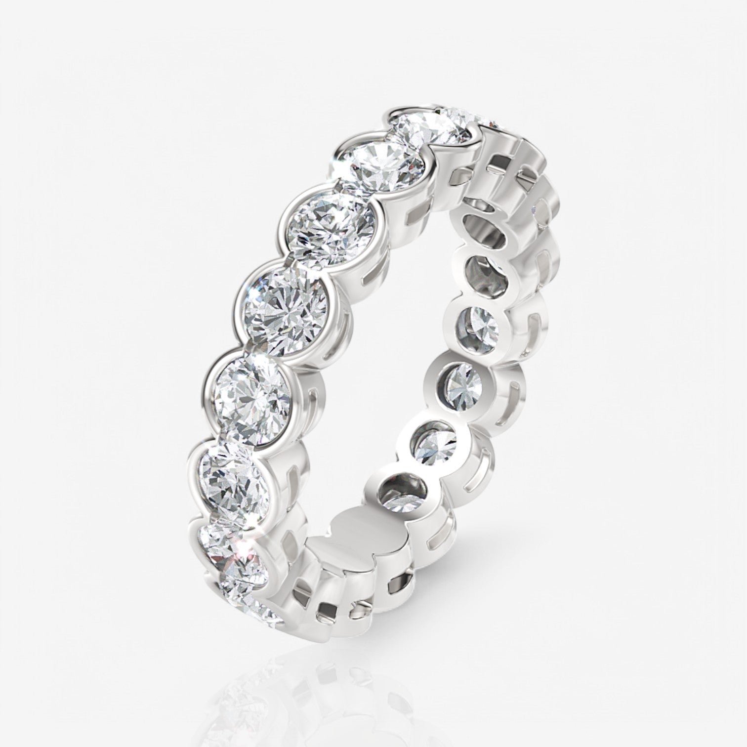 14kt white gold/18kt white gold/platinum/3.00/3/3.5/4/4.5/5/5.5/6/6.5/7/7.5/8/8.5/9/front