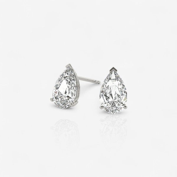 14kt white gold/18kt white gold/platinum/push-back/screw-back/jumbo-back