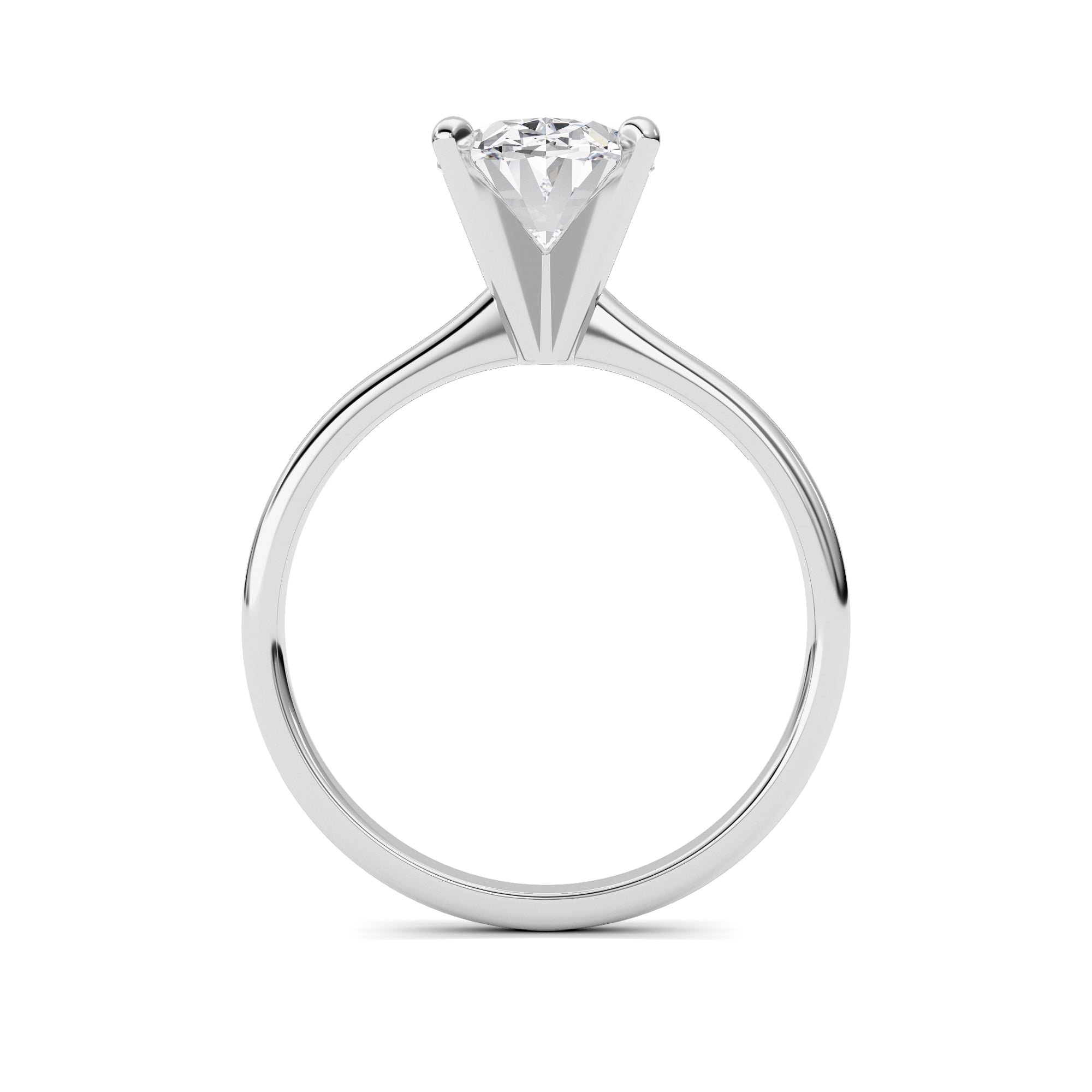14kt white gold/1.00/front