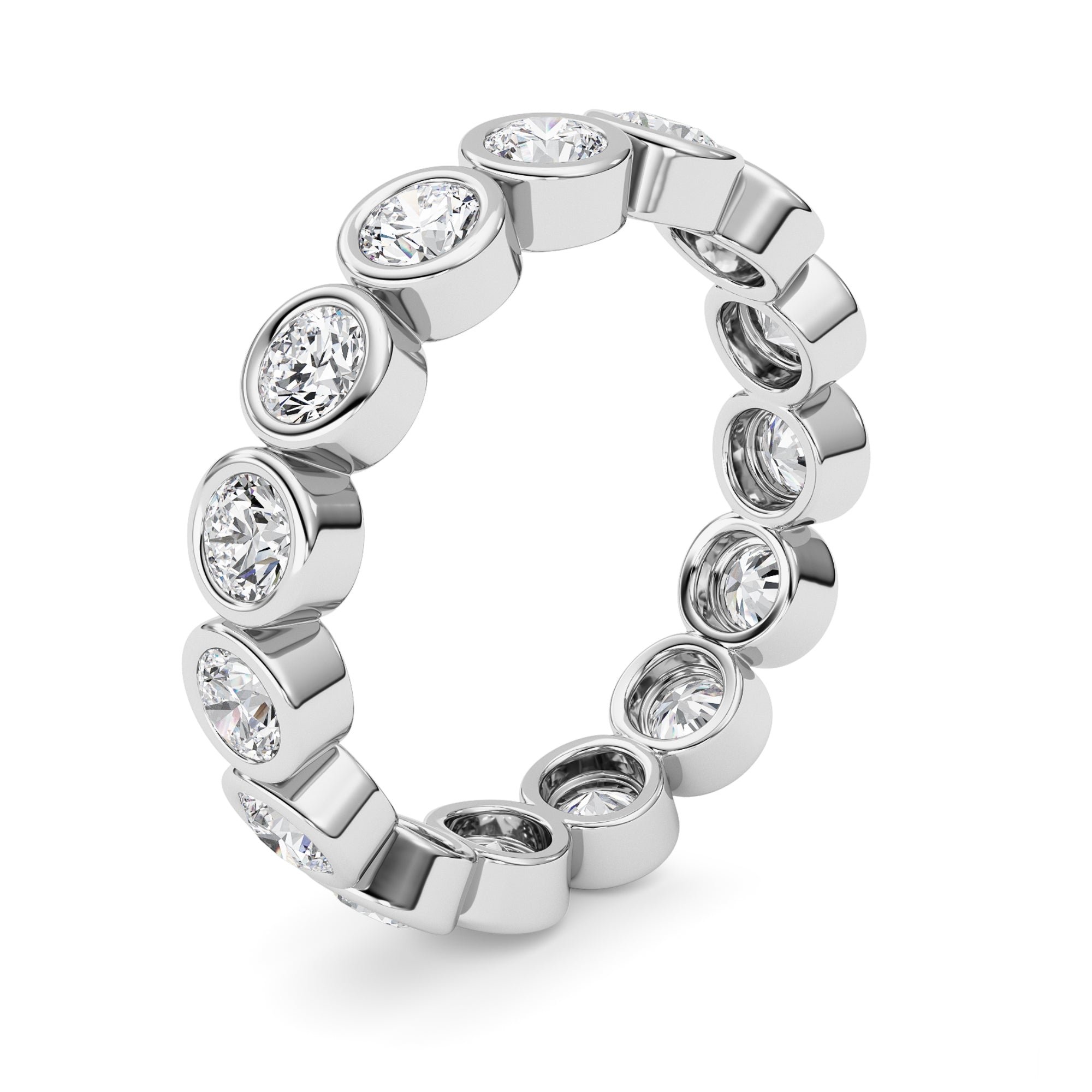 14kt white gold/1.50/5/6/7/8/9/side