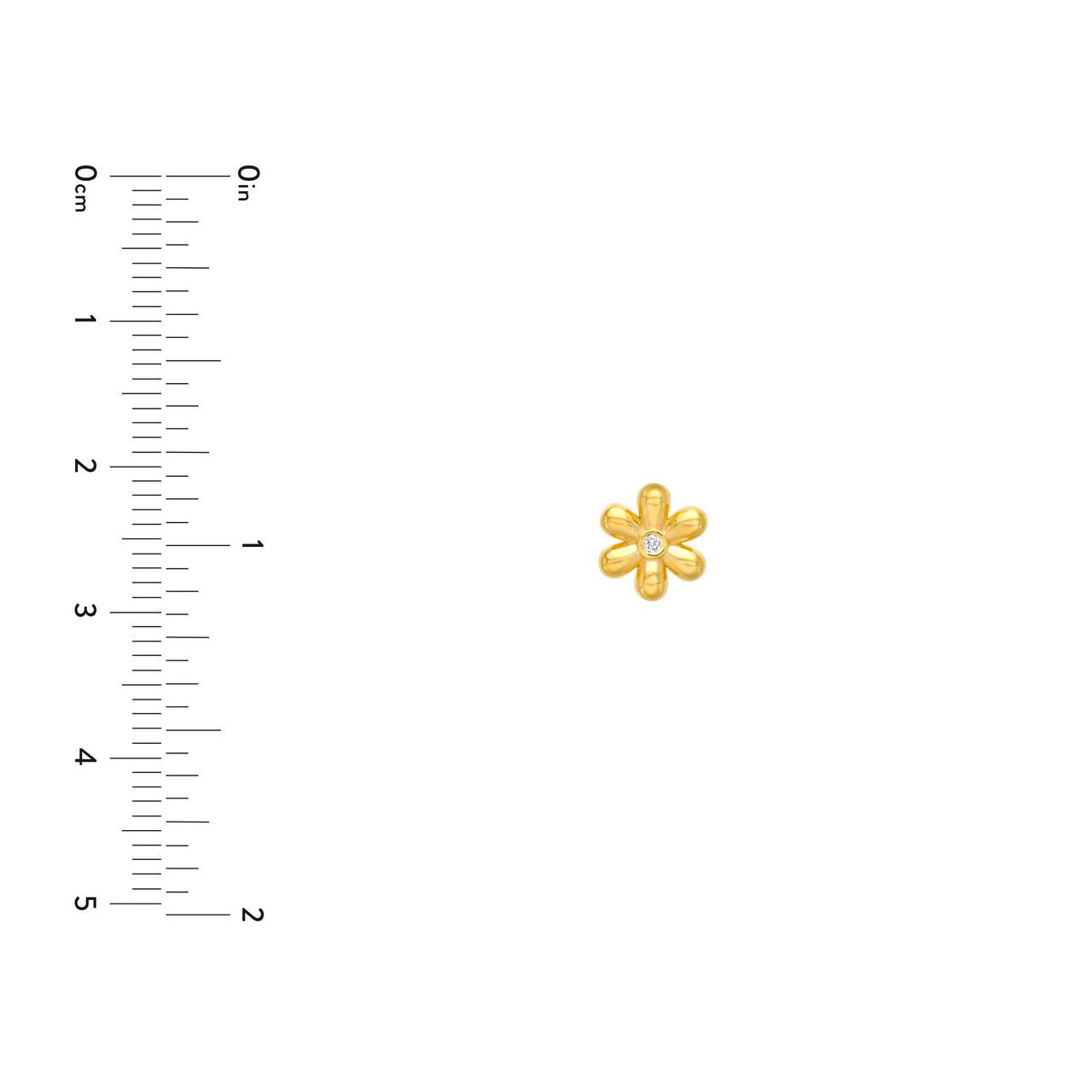14kt yellow gold/measurements