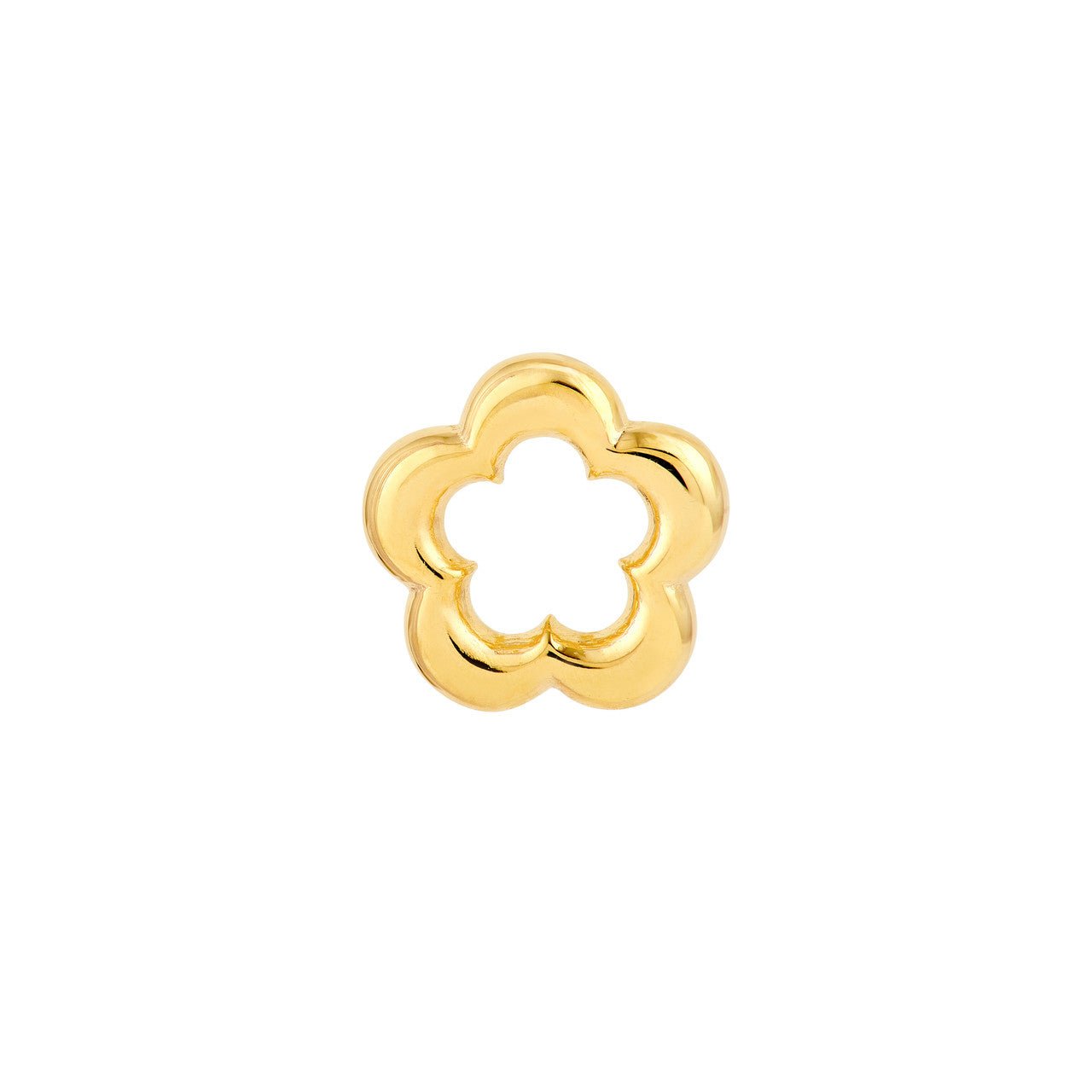 14kt yellow gold/front