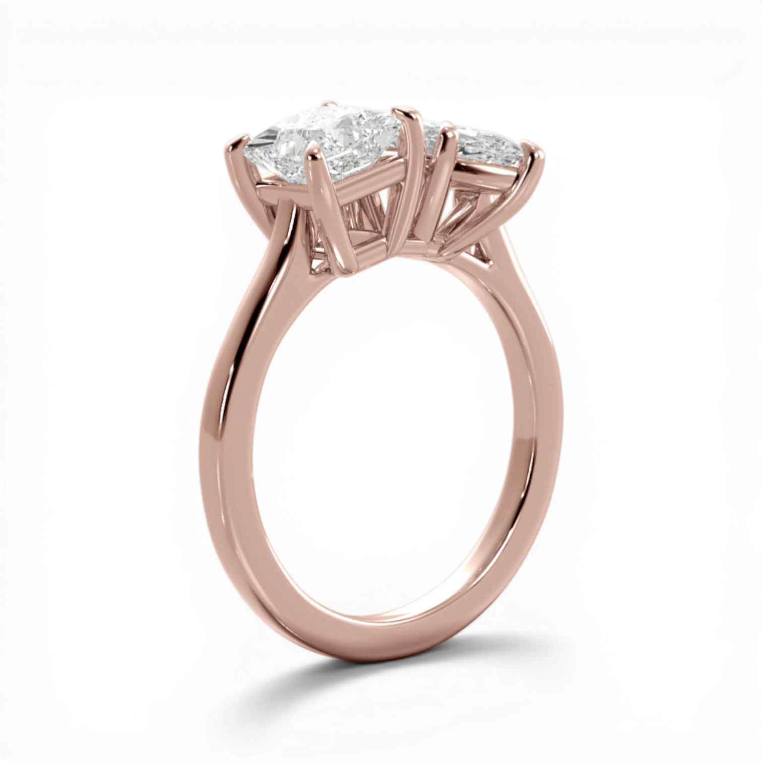 18kt rose gold/front