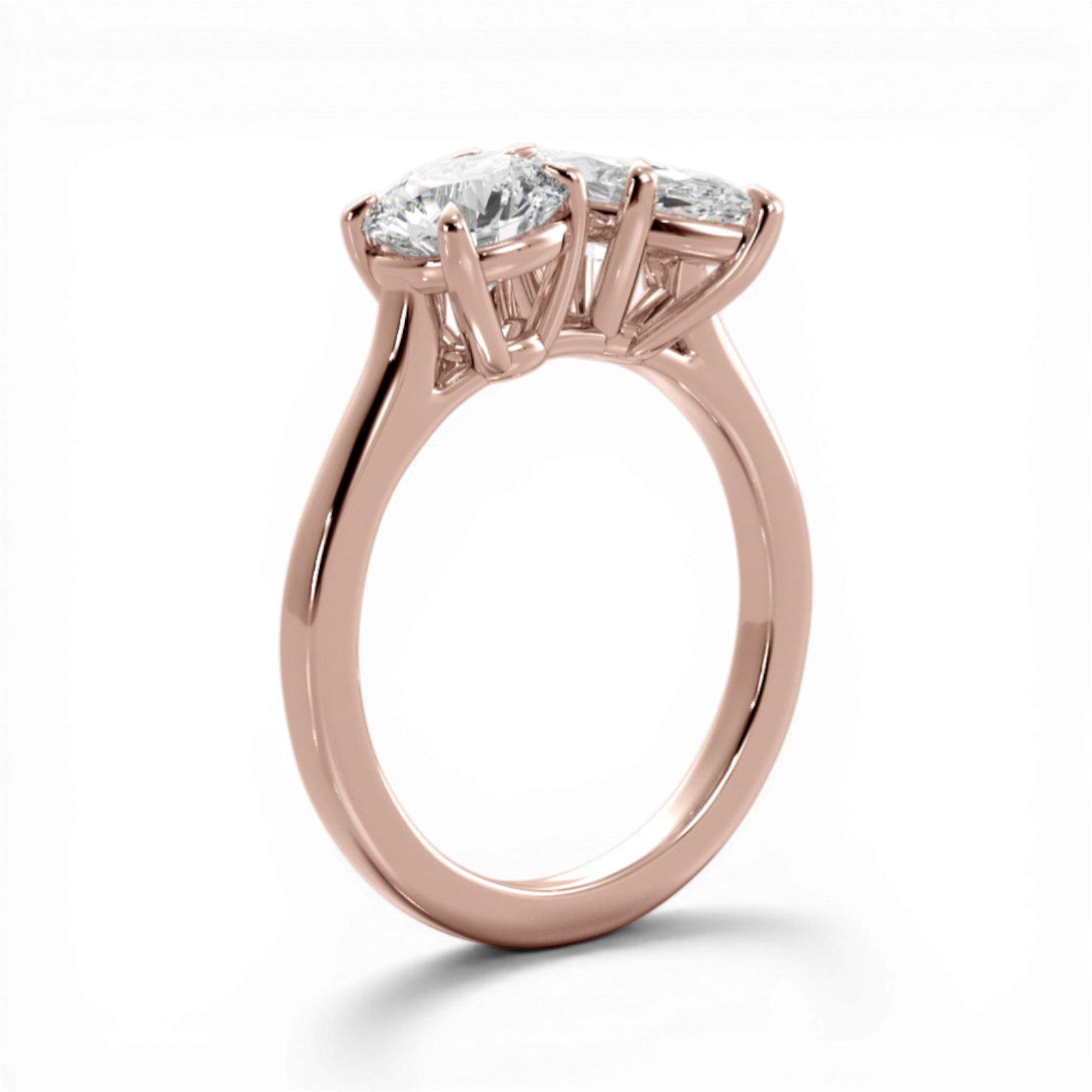 18kt rose gold/side